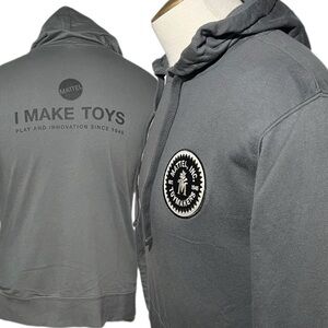 Rare. Official Mattel Inc Toymakers I Make Toys Pullover Hoodie Men's SMALL